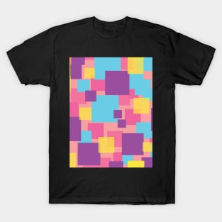 Pastel Color Block Art T-Shirt